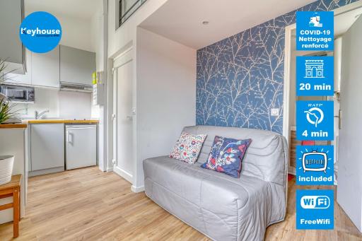 Superbe studio avec mezzanine WIFI - Housity