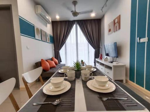 Cozy Sweet Home@D'Pristine@walk to Legoland @2BR 6PAX@Netflix - Housity