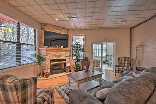 Charming Bent Tree Home with Wraparound Deck! - Housity