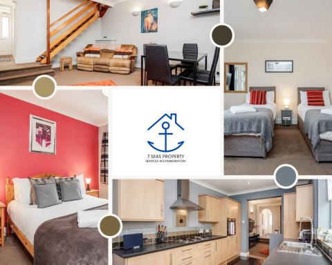 5 BED TOWN HOUSE BY 7 SEAS PROPERTY READING WITH GARDEN,PARKING AND WIFi - Housity