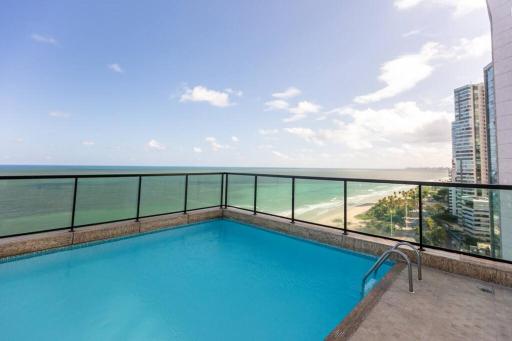 Av Boa Viagem. Flat com vista perfeita para o Mar. - Housity