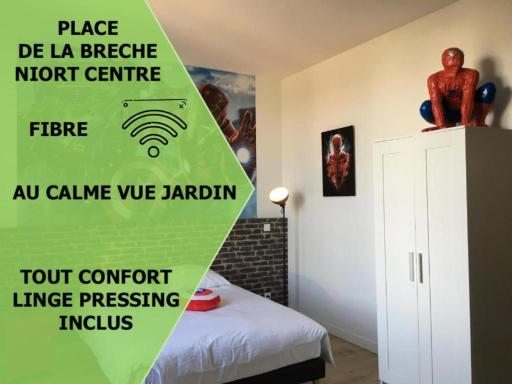 Le Marvel centre la Brèche wifi vue jardin - Housity