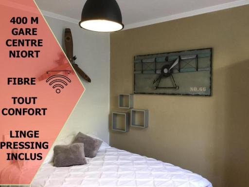 L'Aviateur centre 400m gare wifi linge de pressing - Housity