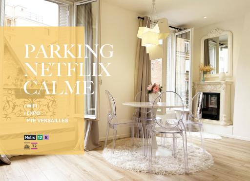 Appartement Design&Nouveau, ParisExpo Pte-de-Versaille, Parking&Netflix - Housity