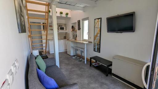 Studio Mezzanine Chez Papou, Ville et Forêt - Housity