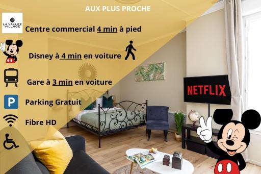 Cocoon 2 Proche - Disney Paris- Parking gratuit - Housity