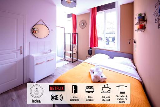 NG SuiteHome - Lille I Roubaix Eurotéléport I Gambetta - Netflix & Wifi - Housity