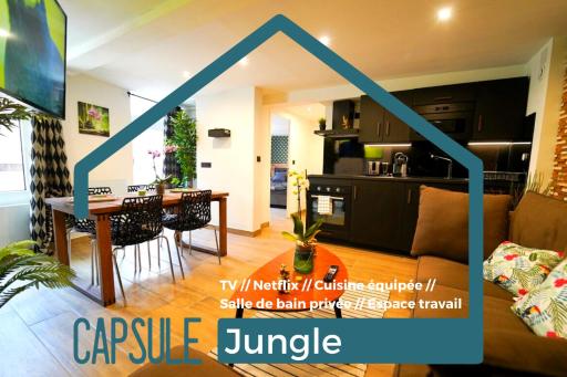 Capstay Jungle centre ville &amp; Netflix - Housity