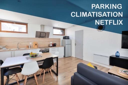 Dominici 1-CahorsCityStay-Centre Clim Netflix - Housity