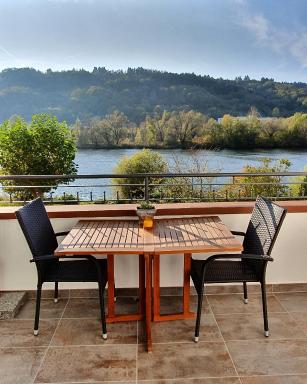 Exklusive Ferienwohnungen Ferienhaus Inselblick in Traumlage mit Balkon und Panoramablick - Housity