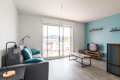 L'ÉCUME - Studio moderne avec grand balcon et place de parking - Housity