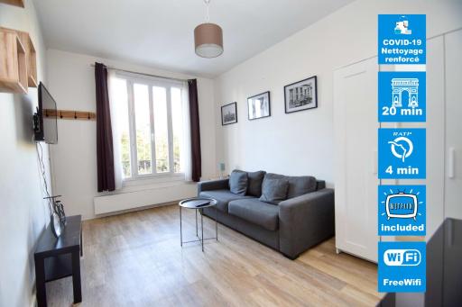 Superbe studio 2 pers tout équipé WIFI - Housity