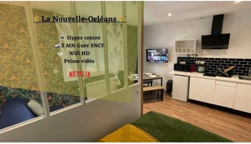 La Nouvelle-Orléans - hyper-centre- 2mn SNCF - Wi-Fi Netflix gratuit - Housity