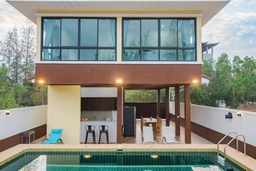 ลูน่า ปราณบุรี ปาร์ตี้ พลูวิลล่า เดินไปทะเล150เมตร Lunar Pranburi Party Pool Villa walk to beach 150Meter - Housity