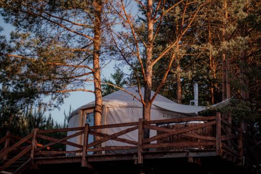Jurty z widokiem, prywatna balia- DZIKOLAS GLAMPING - Housity