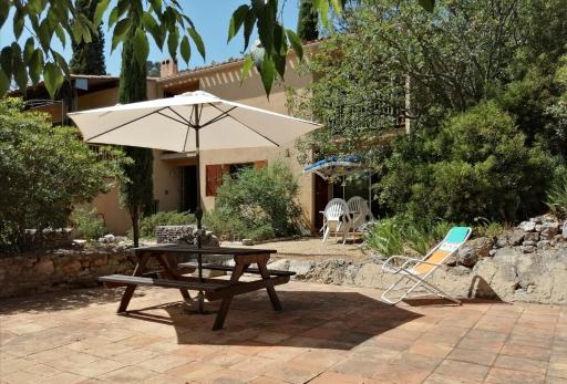 T2 36 m2, RdC de villa, clim, gd jardin clos, animx ok, quartier Mt Faron très calme, wifi, parking - Housity