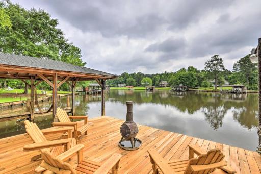 Waterfront Sparta Home with Game Room and Fire Pit! - Housity