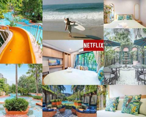 Designer's Studio on pool floor at Cicada Huahin - Housity