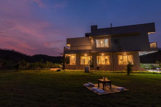 SaffronStays Midori, Kolad - private pool villa near river rafting camp - Housity
