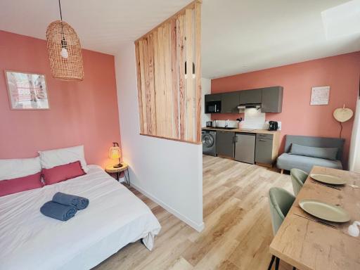 LE QUAI 3 - Studio neuf LUMINEUX CALME - CLIM - WiFi - Gare à 200m - Housity
