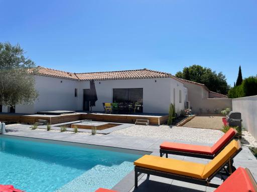 Magnifique villa avec piscine / jacuzzi / brasero - Housity