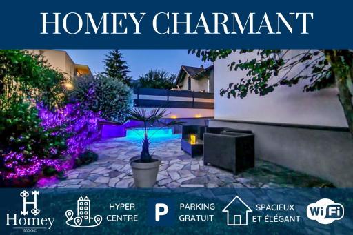 HOMEY CHARMANT - Villa unique / 4 chambres / Chic et agréable / Orientée famille - Housity