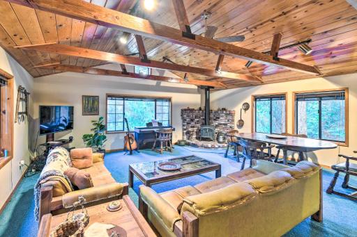 Pioneer Cabin with Fire Pit, 2 Furnished Decks! - Housity