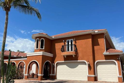 Casa Del Sol - Mediterranean Style Waterfront Pool Home - Housity