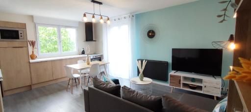 Scandy Appart - T2 cosy tout confort, balcon parking, vue - Housity