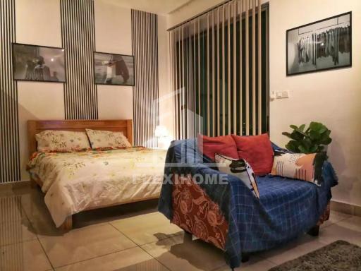 Colour-Theme Designed, Private Studio Home, Cybersquare 27B Cyberjaya, Flexihome-MY - Housity
