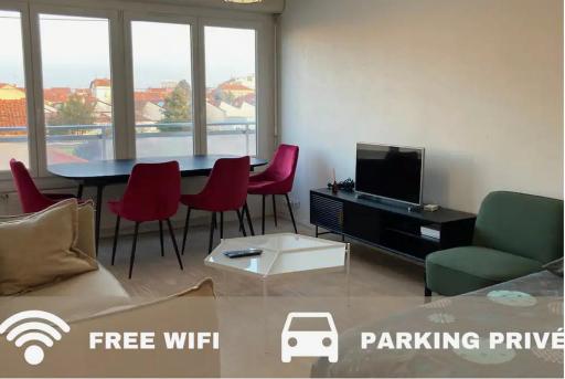 Le Carnot, lit King Size, proche hyper centre - Housity