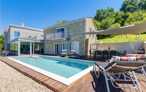 Nice Home In Buzet With Wifi, Outdoor Swimming Pool And Heated Swimming Pool - Housity