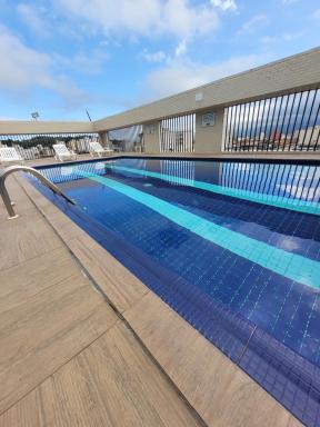 Flat Completo Novo a 350m da praia com piscina - Housity