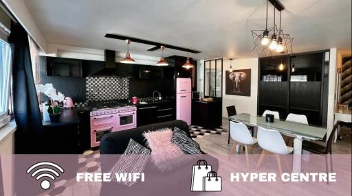 Le Pink Lady, Secteur Gare, Parking Gratuit - Housity