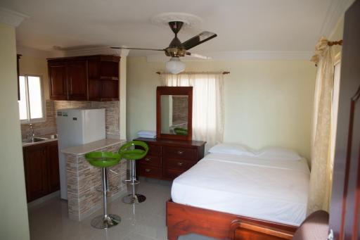Studio with Free Wi-Fi Near Sirena Jumbo San Isidr - Housity