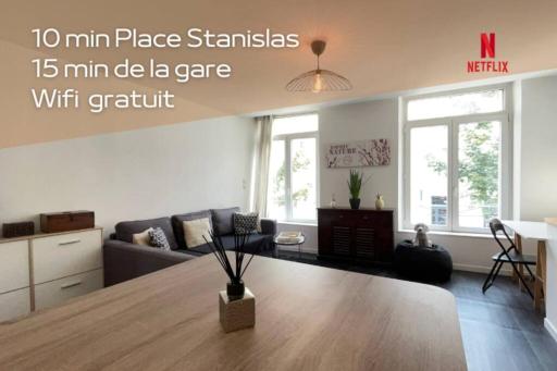 Charmant appartement à 10min de place Stanislas - Housity