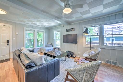 Modern Home with Grill, Steps to Lake Michigan! - Housity