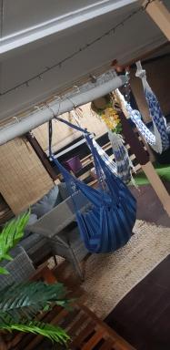 Nuit en hamac sur terrasse carbet Ile du Salut Plage - Housity
