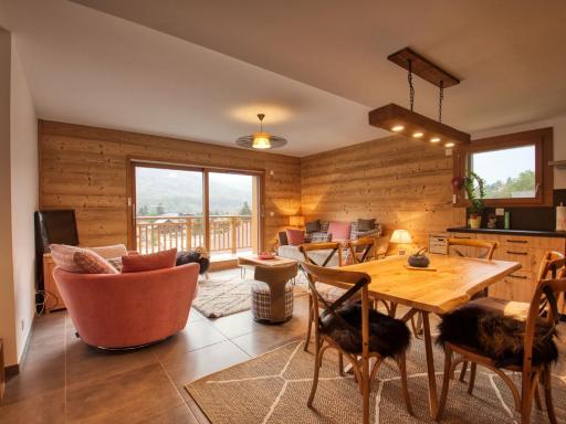 Appartement familial neuf près du village, 3 chambres, balcon sud, parking, proche ski-bus, Samoëns - FR-1-642-80 - Housity