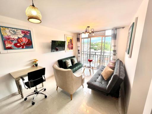 HERMOSO APTO CON VISTA a LAS MONTAÑAS DEL QUINDÍO CERCA de TODO - Housity
