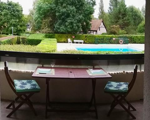 Appartement d'une chambre avec piscine partagee et balcon amenage a Cabourg a 3 km de la plagea - Housity
