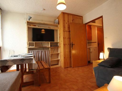 Studio cosy pour 2 à Chantemerle, Serre-Chevalier - Tout équipé, TV, Wifi et options confort - FR-1-330E-63 - Housity