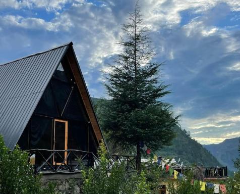Himalayan Manor A-Frame House - Housity
