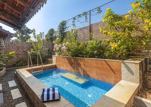 SaffronStays Lake House Marigold, Nashik - rustic cottages with private plunge pool - Housity