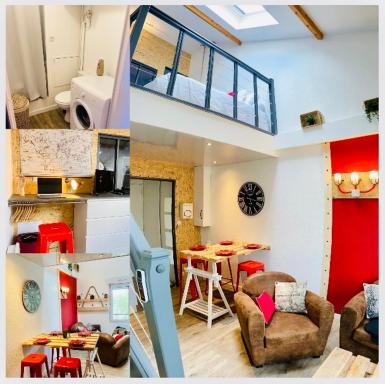 Duplex industriel - Centre ville Parking privé WIFI - Housity