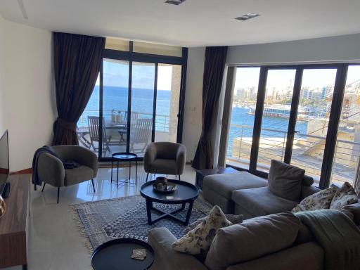Luxury Bay View 3 Bed 3 Bath Seafront Apartment in St Paul's Bay - Housity