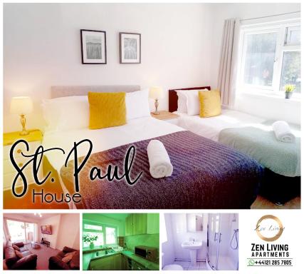 Cozy 4 Bedroom House in Smethwick with 4 bathrooms perfect for contractors and families - Housity