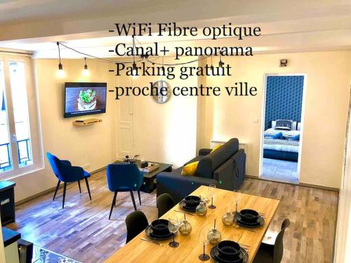 Le Black and Wood, proche centre, parking gratuit. - Housity