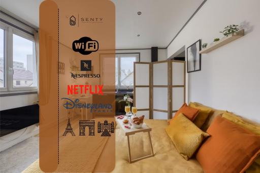 LE NID DOUILLET : PARIS proche-Cozy-Netflix - Housity