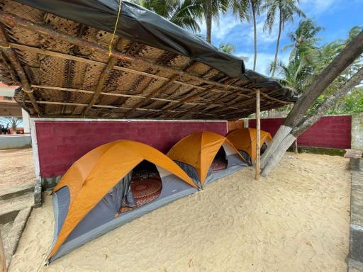 Tents in between ocean and River - Housity